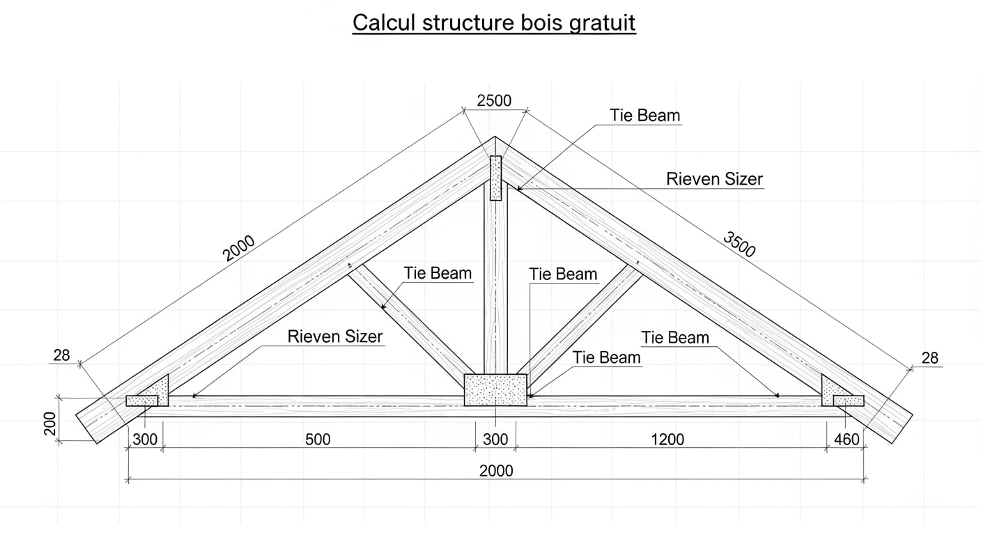 Calcul structure bois gratuit - 4Génie Civil