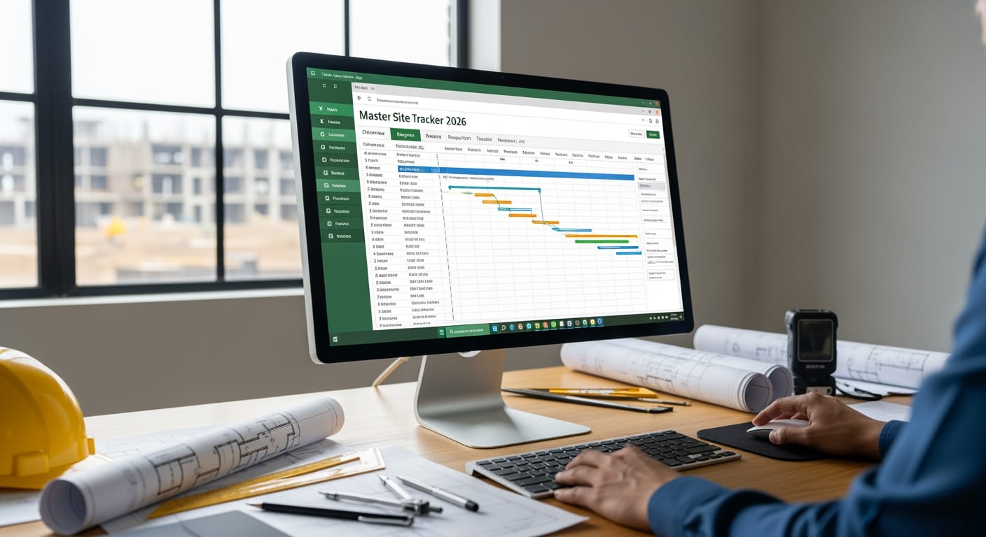 Suivi de chantier Excel - 4Génie Civil