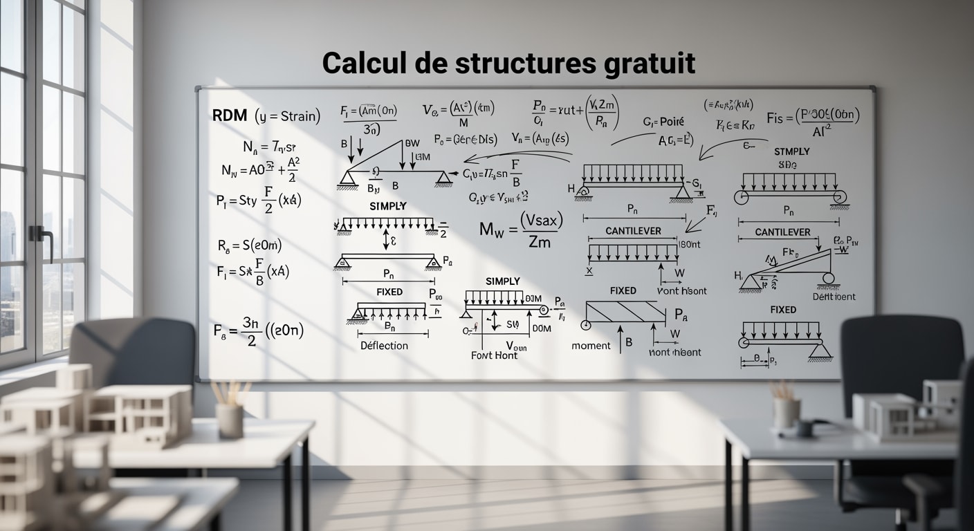 Calcul de structures gratuit - 4Génie Civil