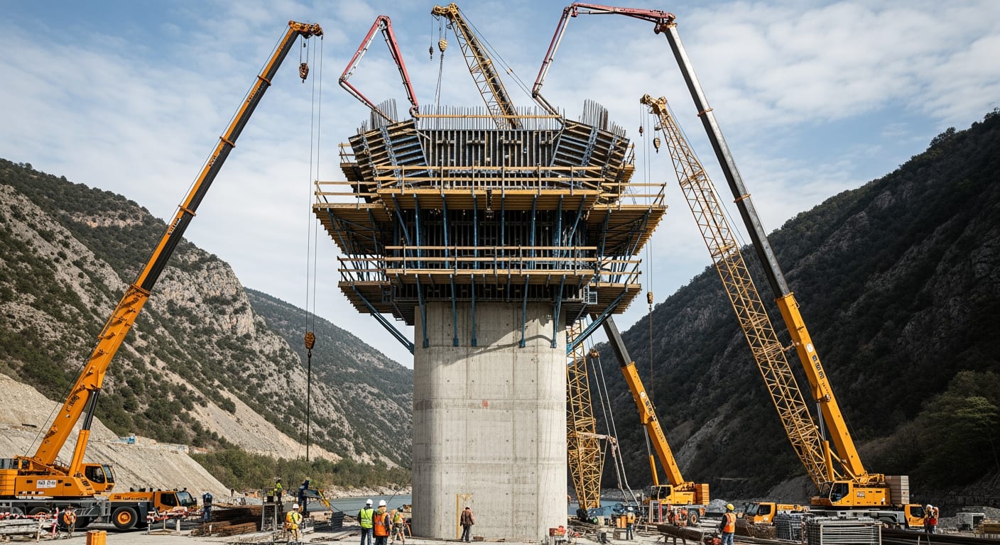 Projet pont autoroutier - 4Génie Civil