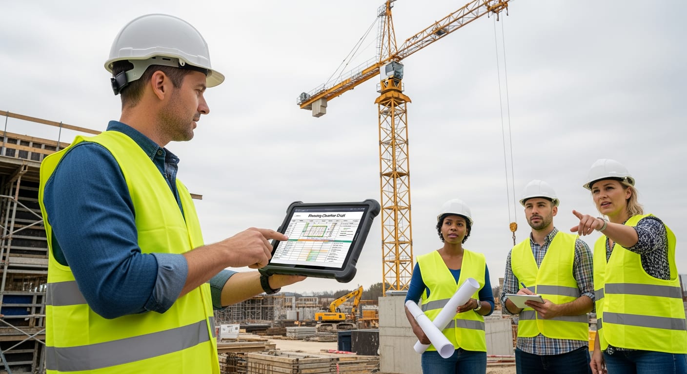 Planning suivi de chantier Excel : 7 Modèles et Guide de Pilotage (2026) 3 Planning chantier Excel - 4Génie Civil