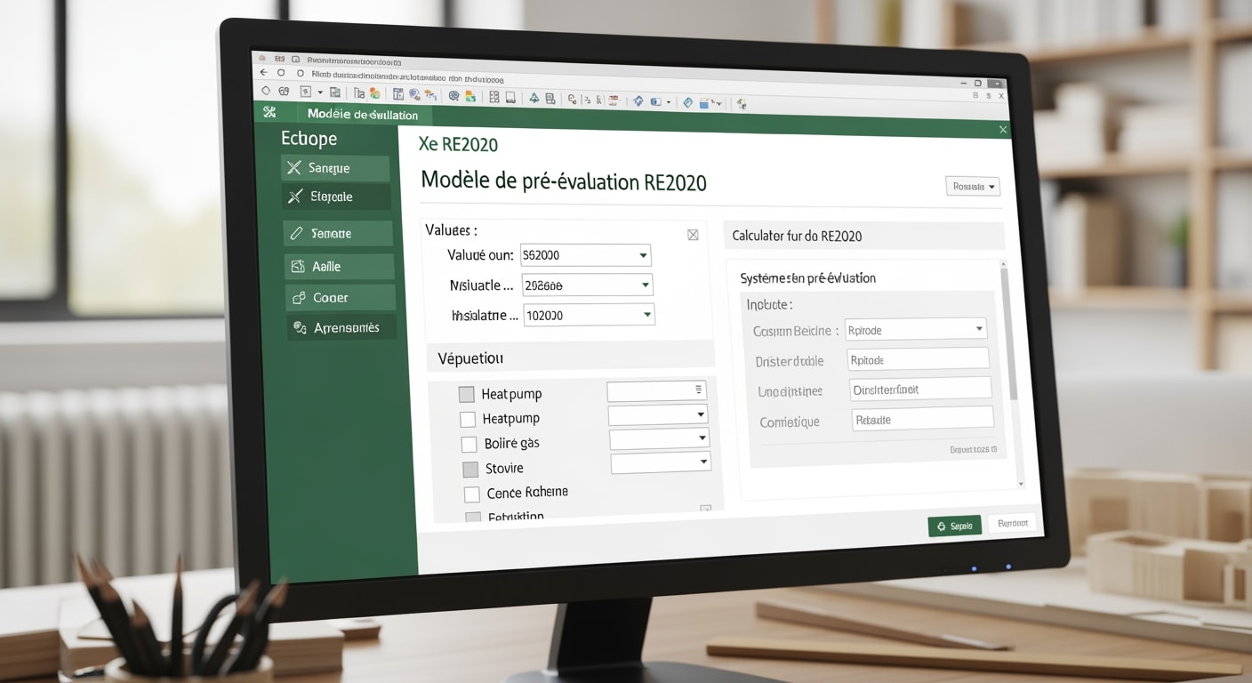 Modèle de pré-évaluation RE2020 - 4Génie Civil