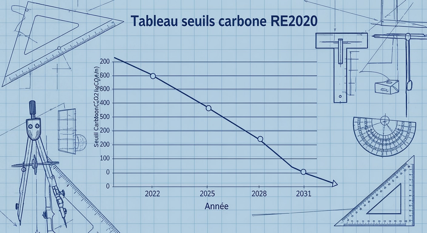 Tableau seuils carbone RE2020 - 4Génie Civil