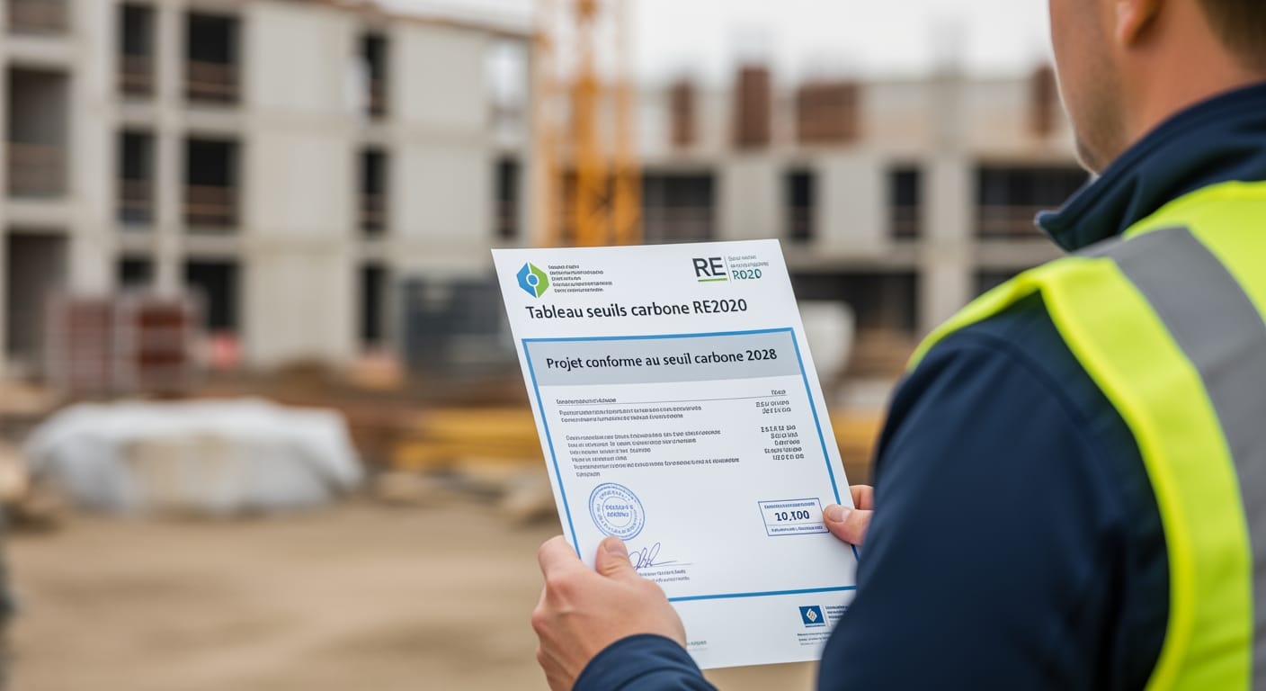 Tableau seuils carbone RE2020 - 4Génie Civil
