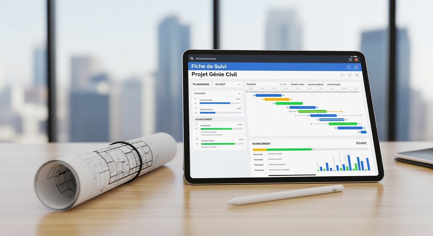 Fiche suivi projet génie civil : Comment Créer une Fiche de Suivi de Projet Génie Civil Efficace ? (Update 2026) 1 Fiche suivi projet génie civil - 4Génie Civil