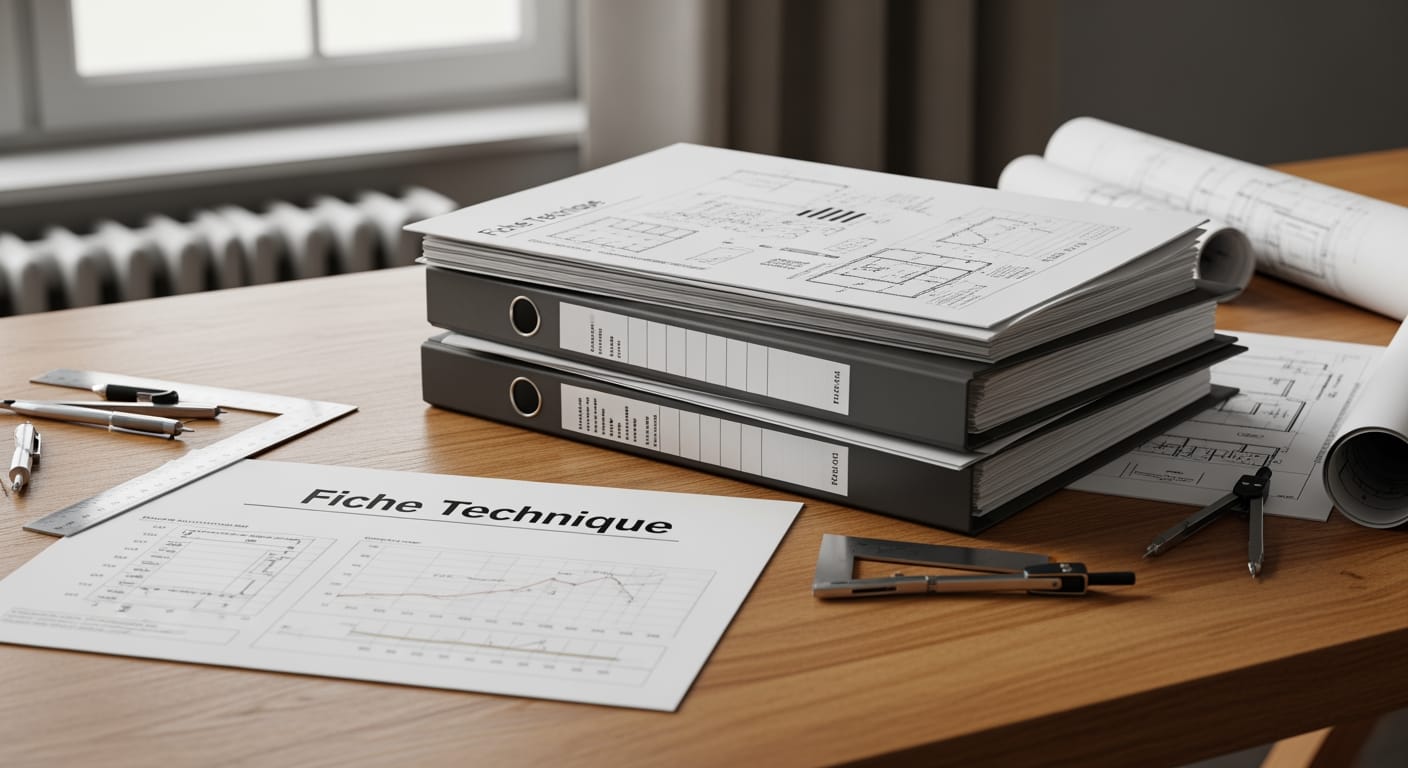 Fiche technique chantier - 4Génie Civil