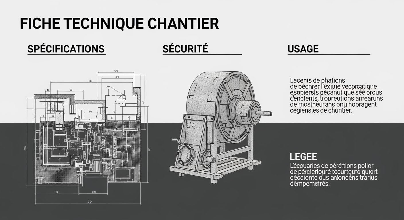 Fiche technique chantier - 4Génie Civil