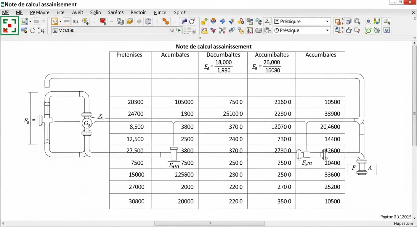 Note de calcul assainissement - 4Génie Civil