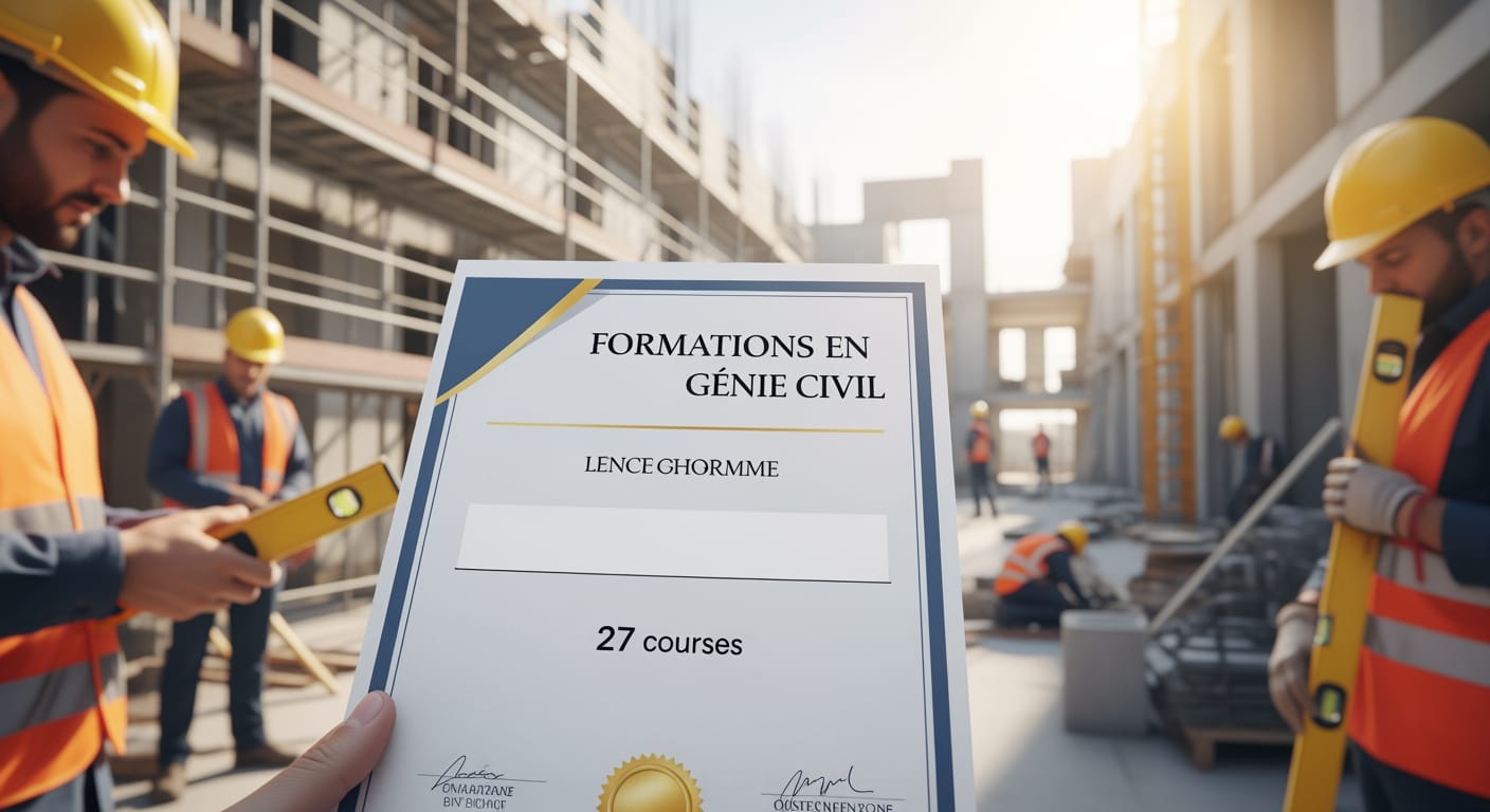 Formations en Génie Civil - 4Génie Civil