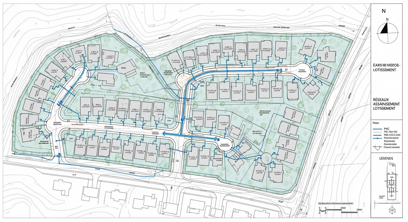 Réseaux assainissement lotissement : Guide Pratique : Réussir les Réseaux d’Assainissement de Lotissement (Update 2026) 2 Réseaux assainissement lotissement - 4Génie Civil