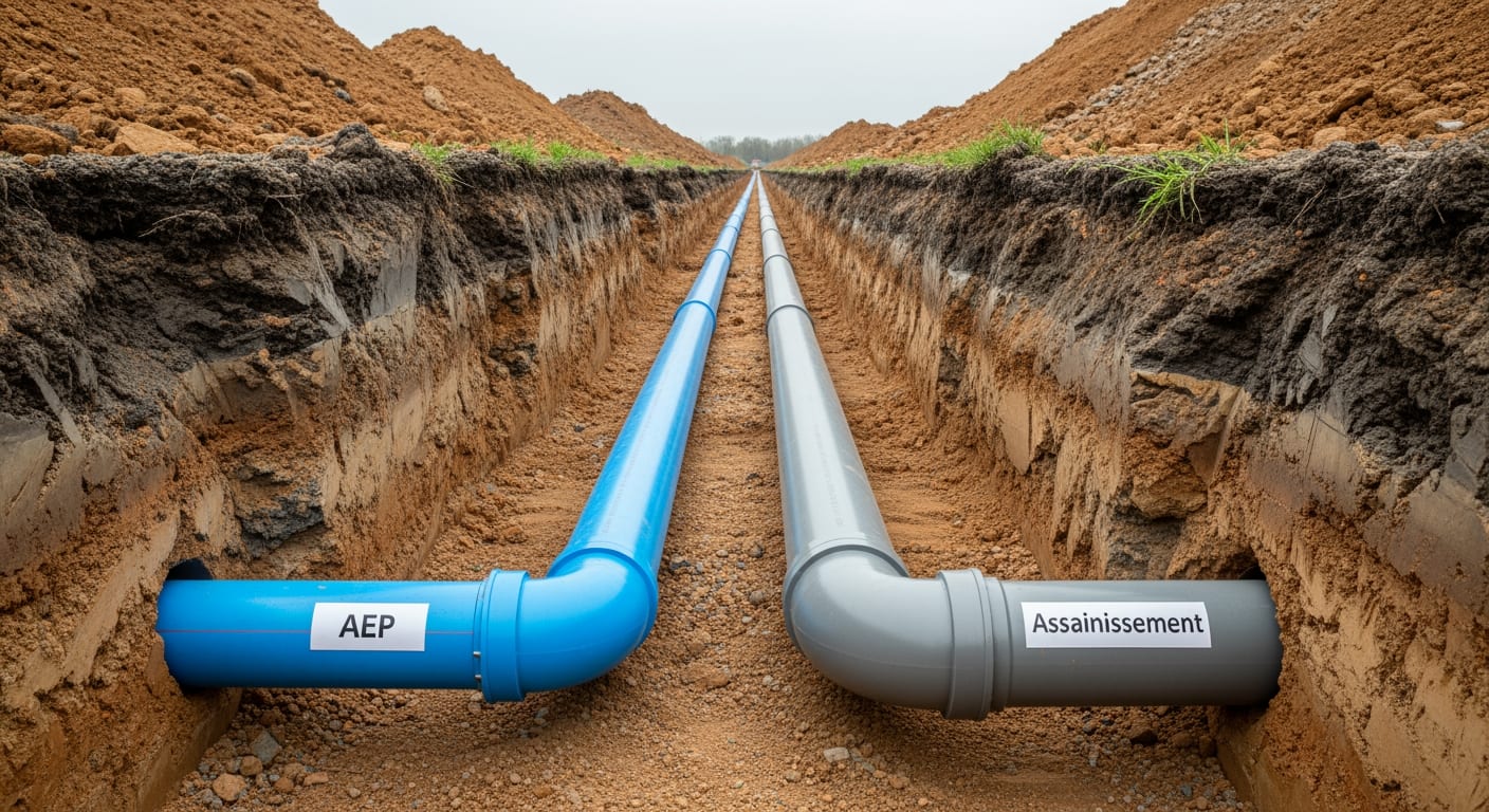 Réseaux AEP vs Assainissement : Différences et Complémentarités entre Réseaux AEP et Assainissement (Update 2026) 1 Réseaux AEP vs Assainissement - 4Génie Civil