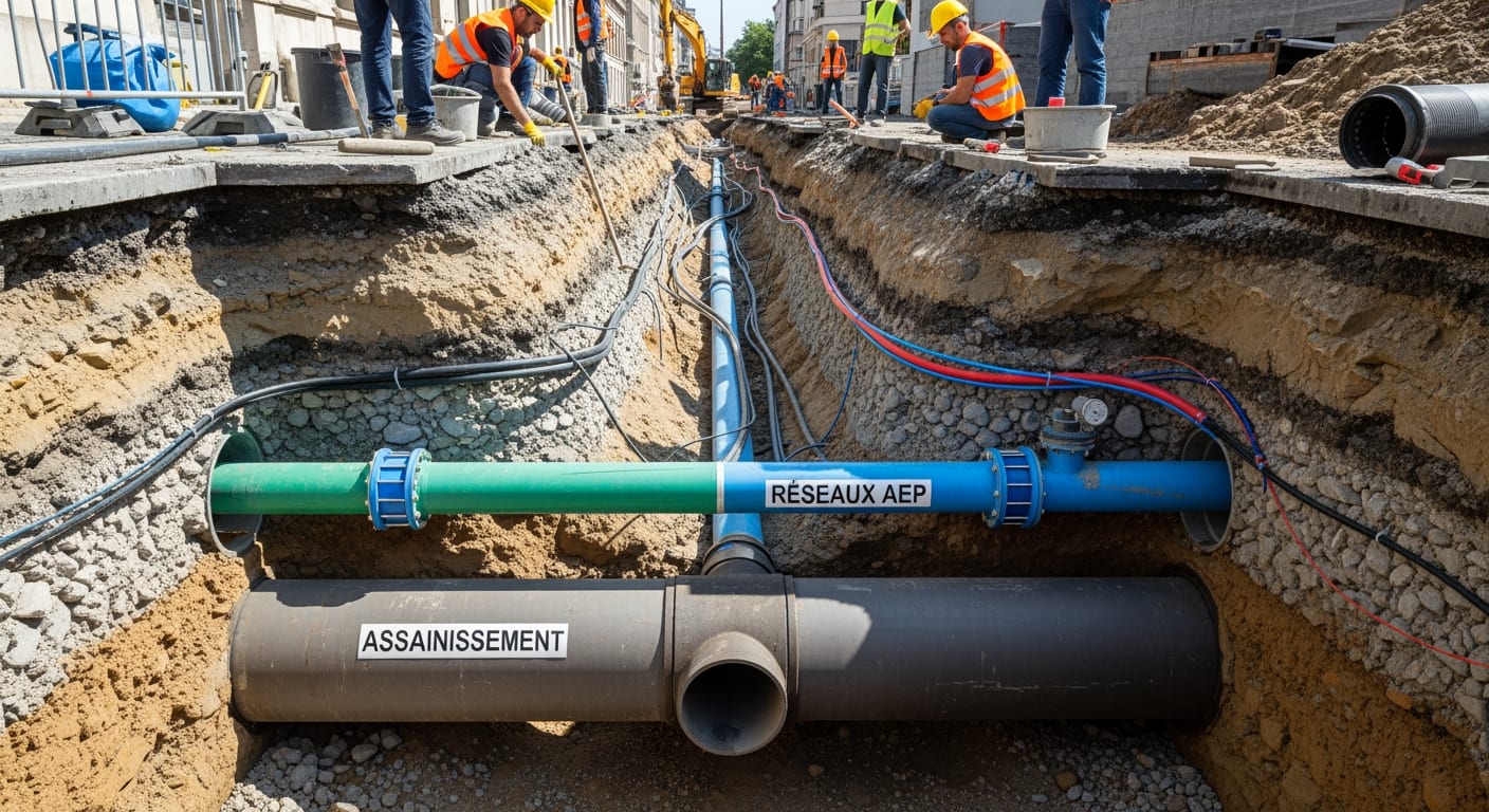 Réseaux AEP vs Assainissement : Différences et Complémentarités entre Réseaux AEP et Assainissement (Update 2026) 3 Réseaux AEP vs Assainissement - 4Génie Civil