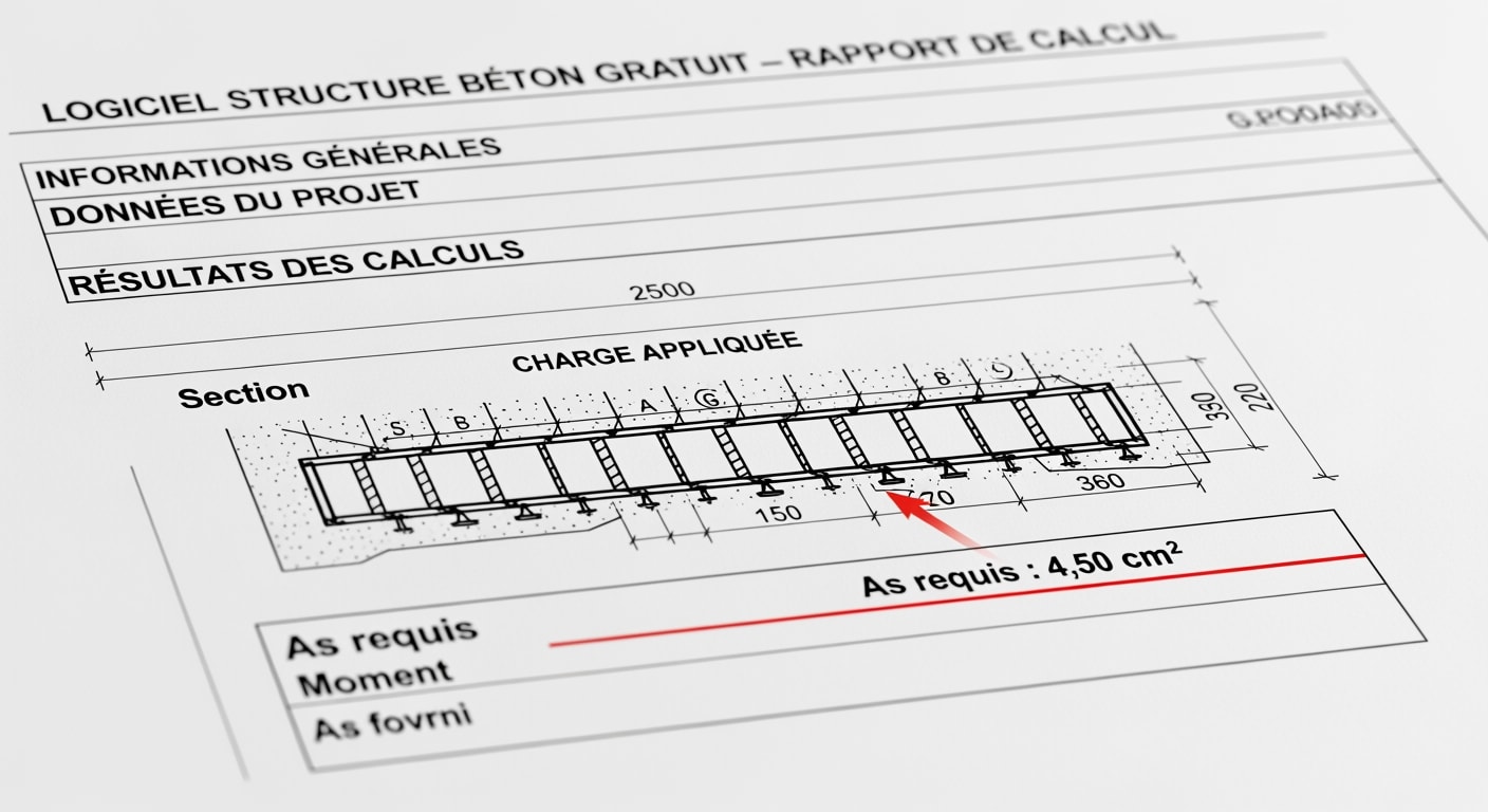Logiciel structure béton gratuit - 4Génie Civil