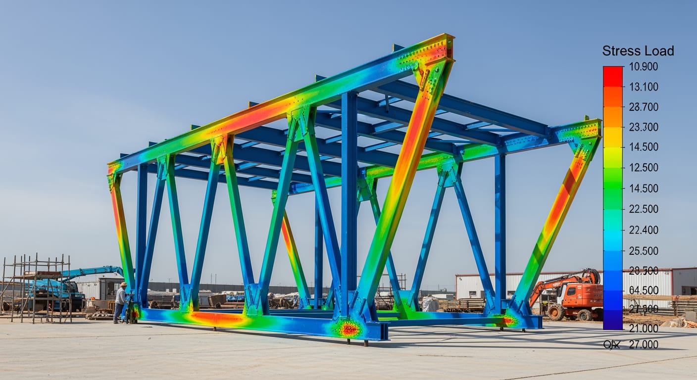 Structure métallique gratuite - 4Génie Civil