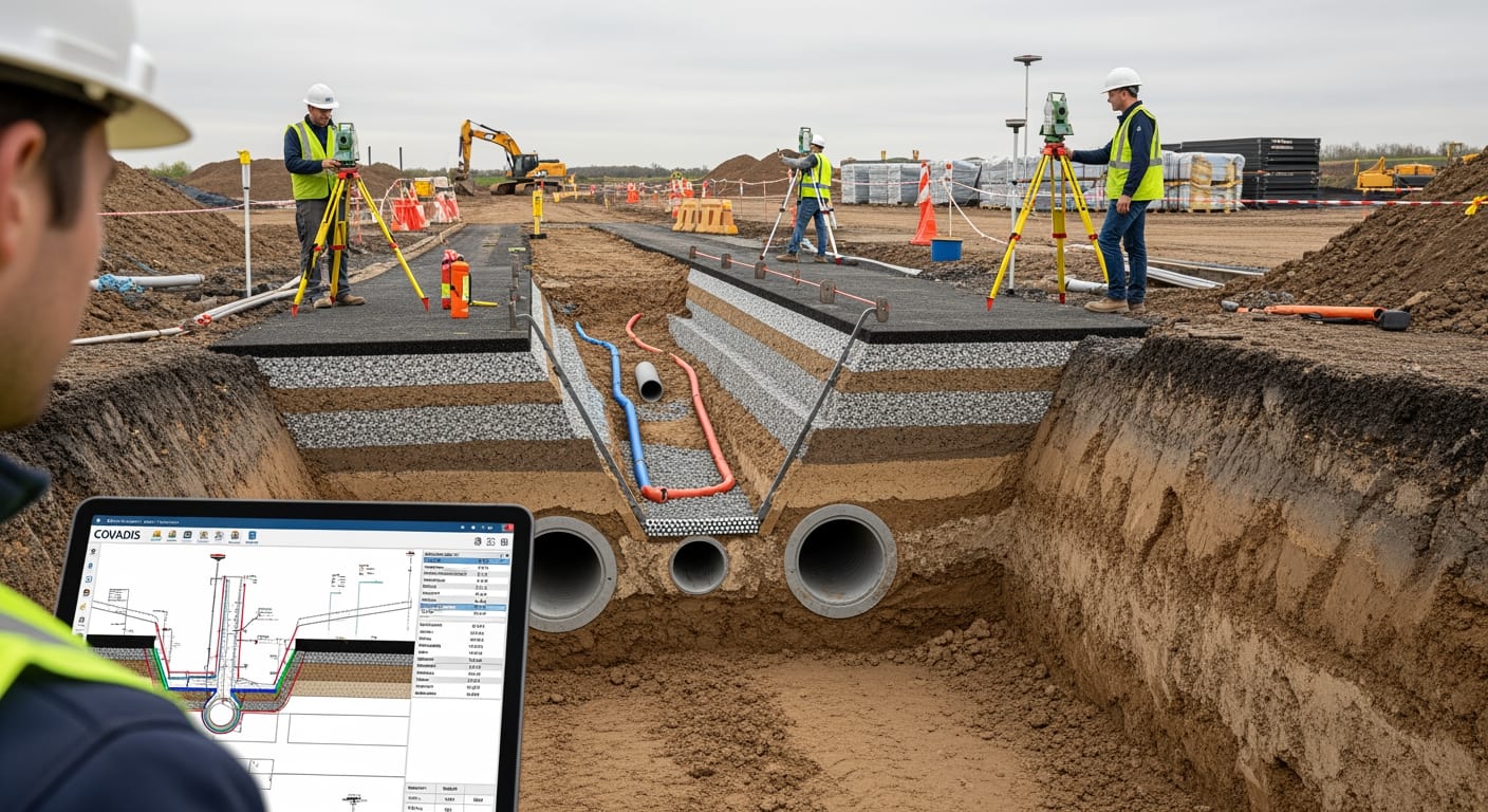 Covadis logiciel conception topographique professionnel : Guide Complet du Logiciel Covadis (2026) 3 Covadis logiciel conception topographique professionnel - 4Génie Civil