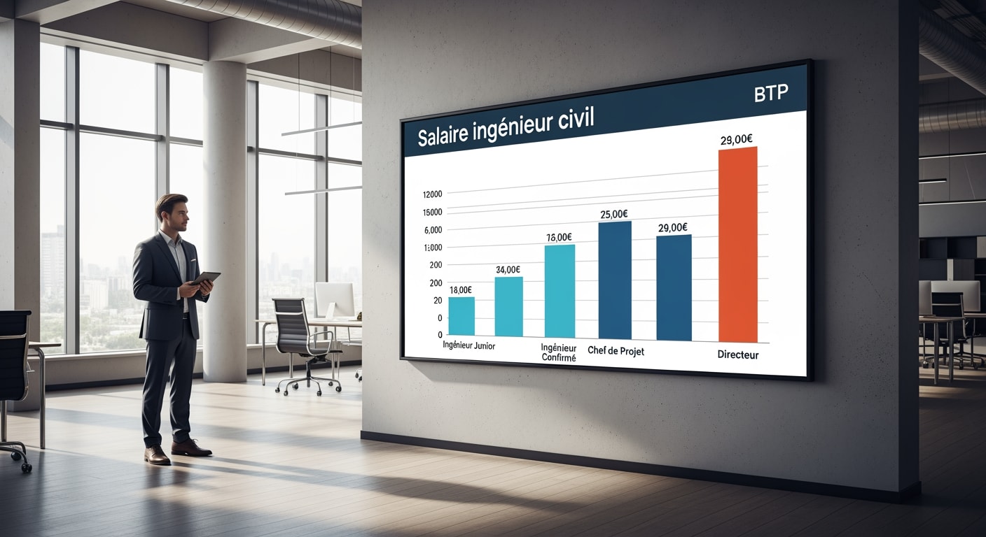 Salaire ingénieur civil - 4Génie Civil