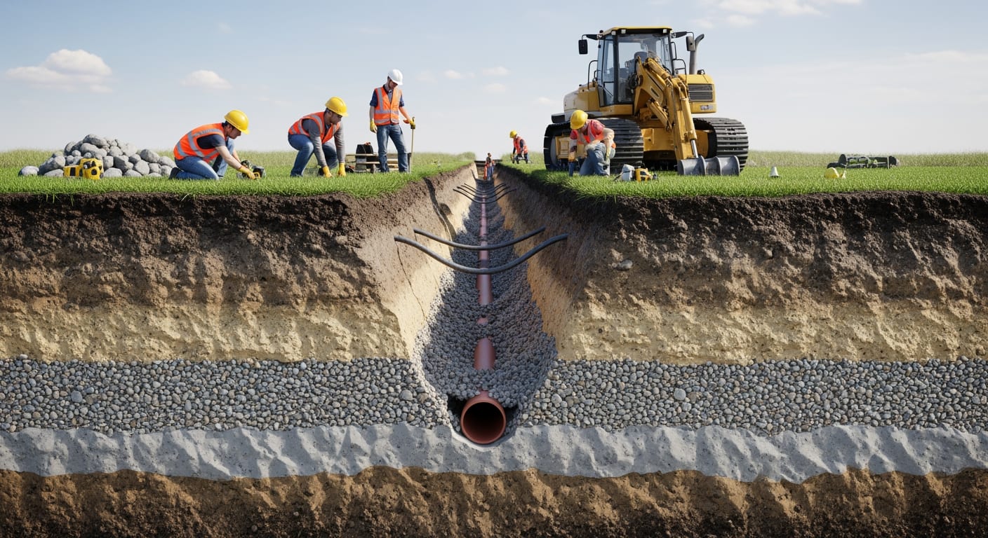 feuille de calcul de déblai et remblai pour canalisation - 4Génie Civil