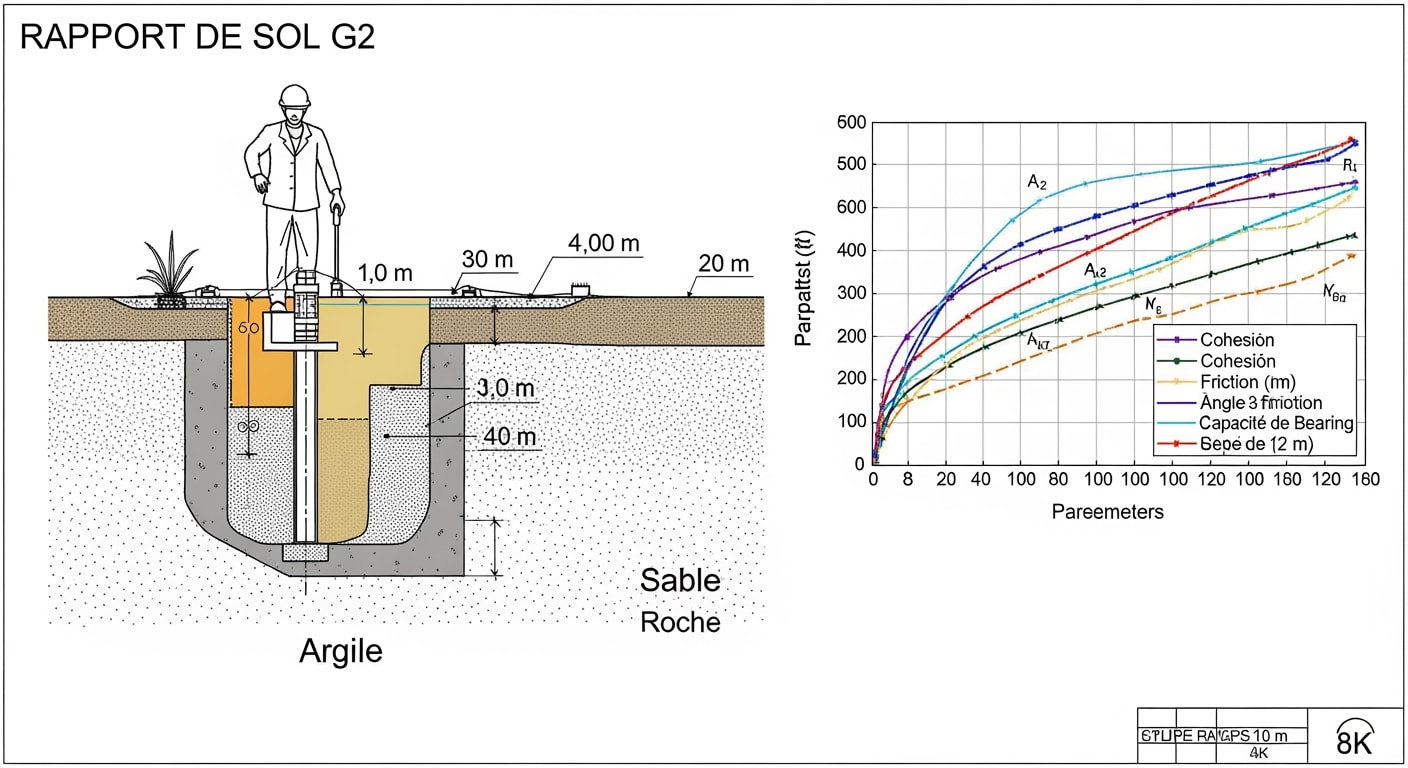 Interprétation d’un Rapport de Sol G2 (Géotechnique Mission G2) 2 Rapport de Sol G2 - 4Génie Civil