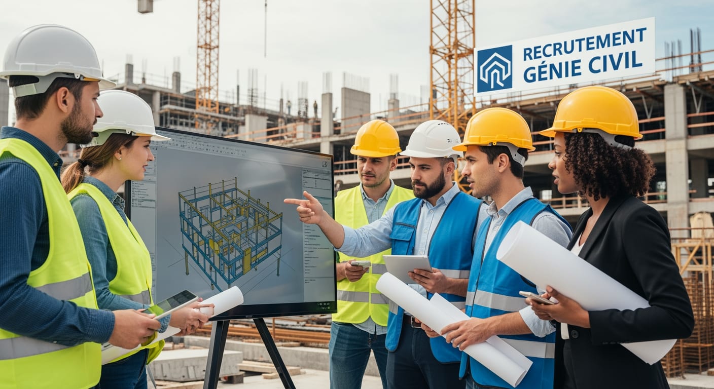 Recrutement en Génie Civil - 4Génie Civil