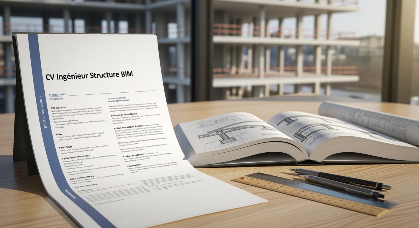 CV Ingénieur Structure BIM - 4Génie Civil