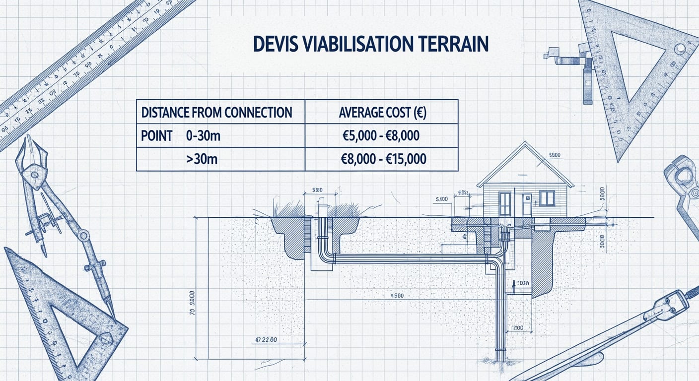 Devis Viabilisation Terrain : Guide Complet & Tarifs 2026 2 Devis Viabilisation Terrain - 4Génie Civil