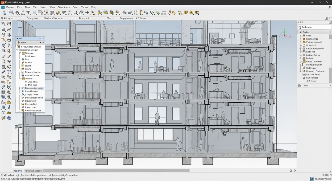 Apprendre les bases de Revit Architecture 2026 : interface utilisateur et conception BIM - 4Génie Civil