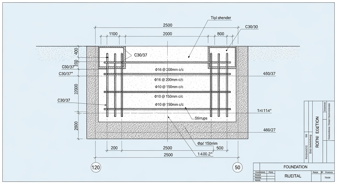 Détails techniques calcul des fondations - 4Génie Civil