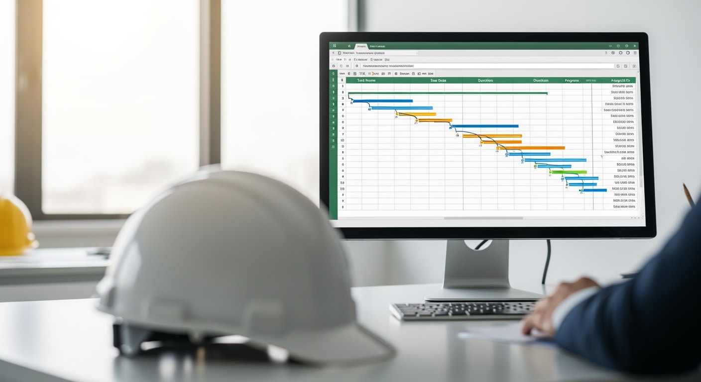 Diagramme de Gantt Excel Gratuit - 2026 Diagramme de Gantt Excel Gratuit - 4Génie Civil