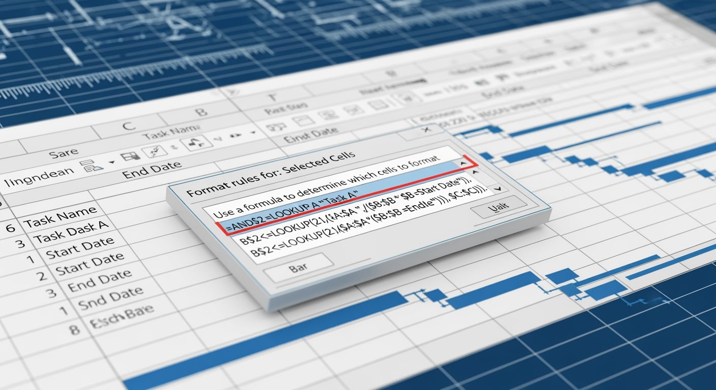 Diagramme de Gantt Excel Diagramme de Gantt Excel Gratuit - 4Génie Civil
