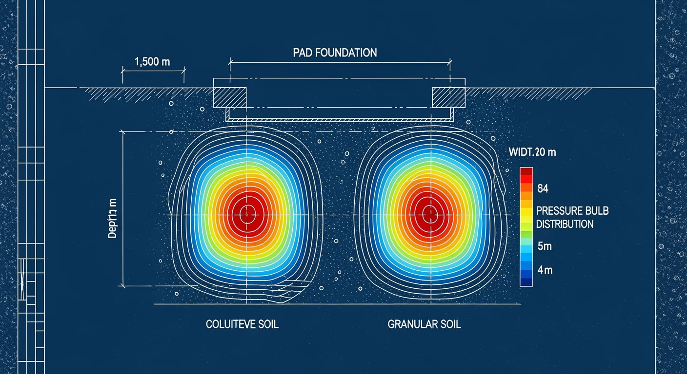 Portance du Sol BA bulbe-pression-fondation