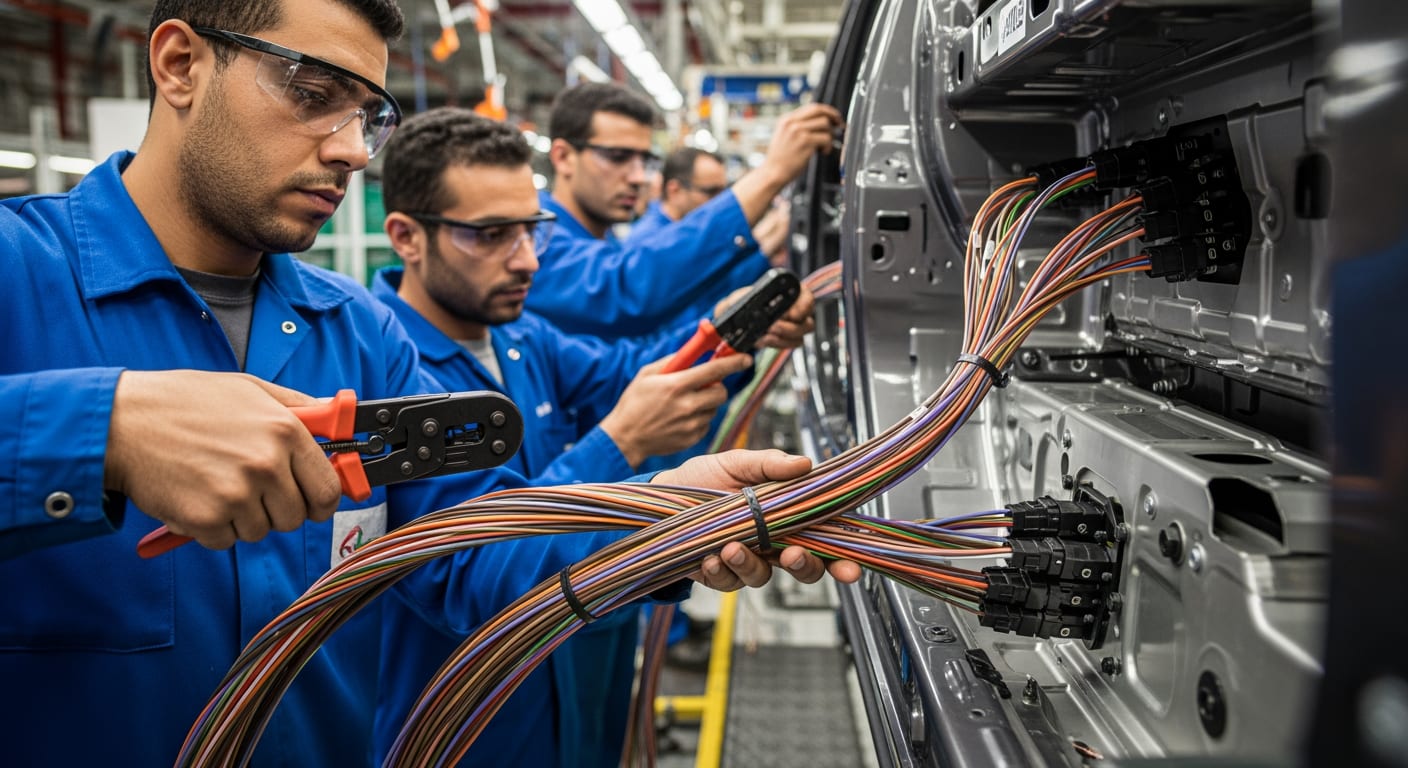 مصنع شركة كابلاج السيارات مغربي