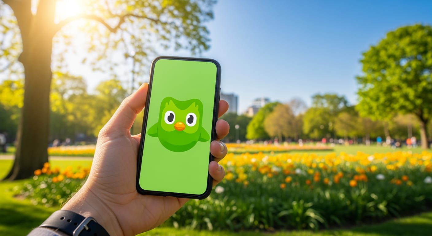 واجهة Duolingo تطبيق تعلم اللغات 2026