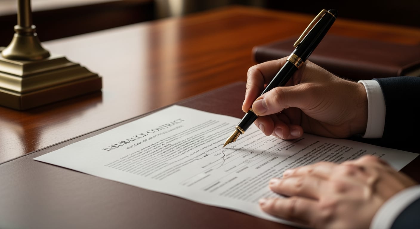 إبرام عقد تأميني