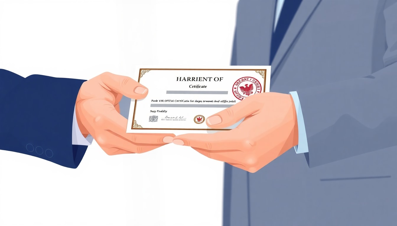 شهادة العزوبة في المغرب - إتمام الإجراء بنجاح