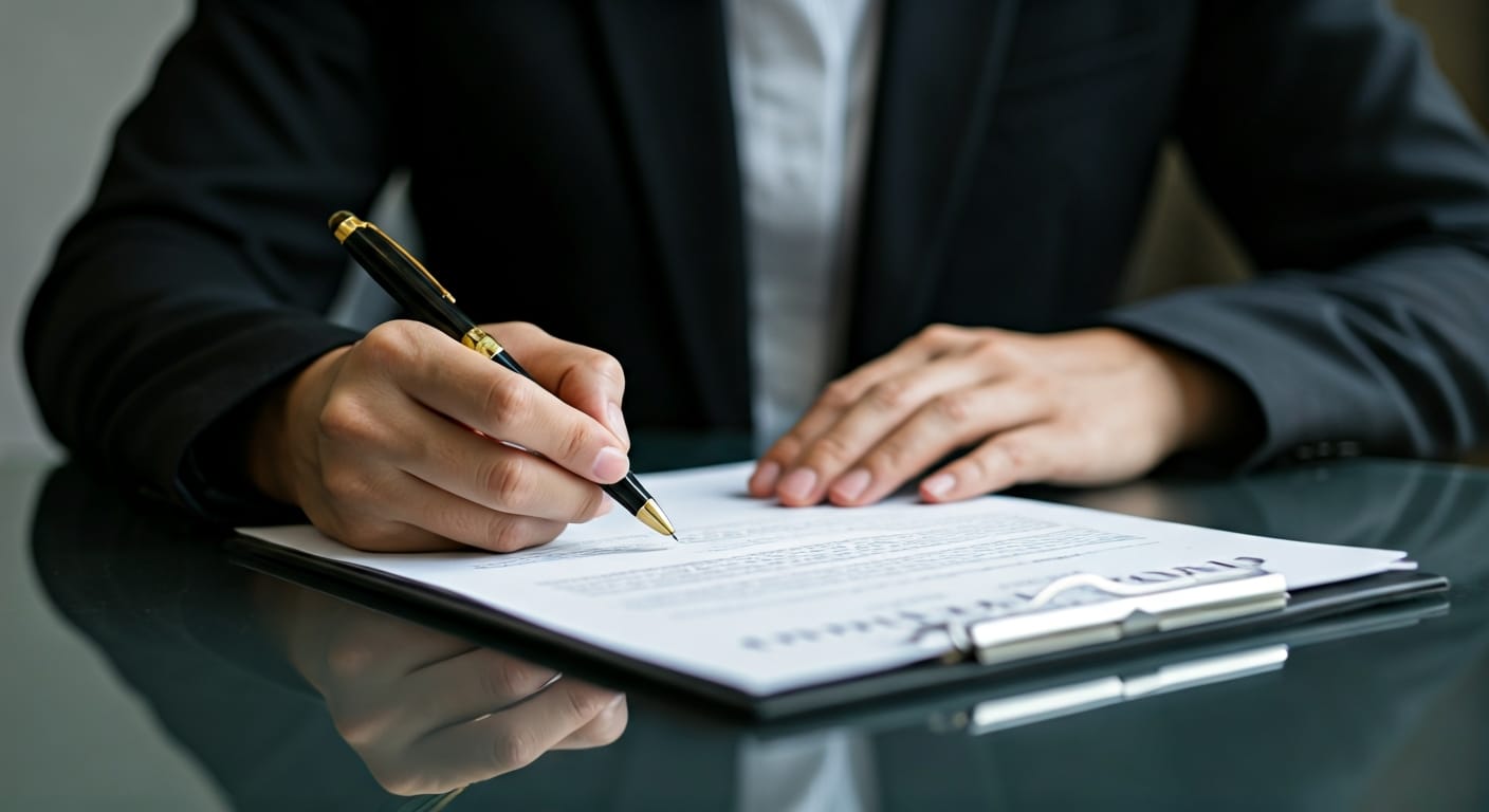 فسخ عقد كراء شقة - مرحلة التوقيع والمصادقة