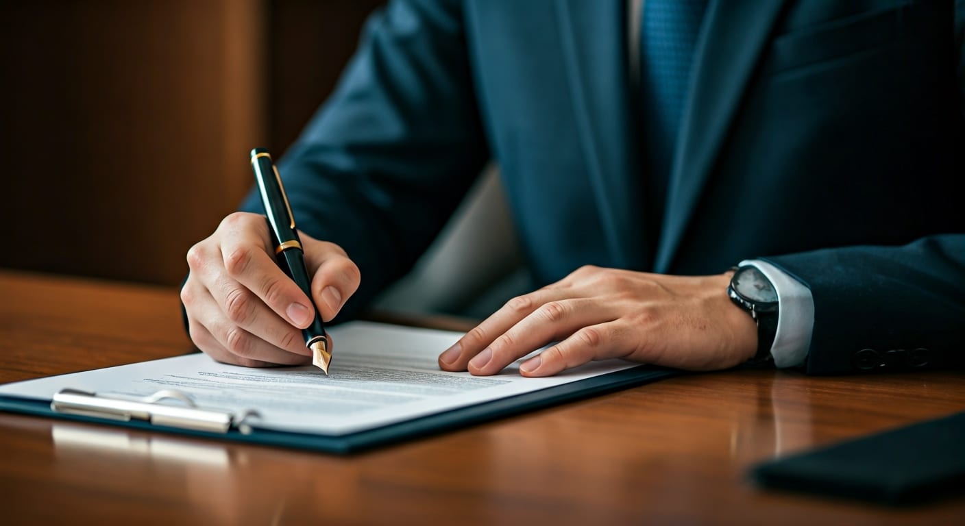 استلام عهدة - مرحلة التوقيع والمصادقة