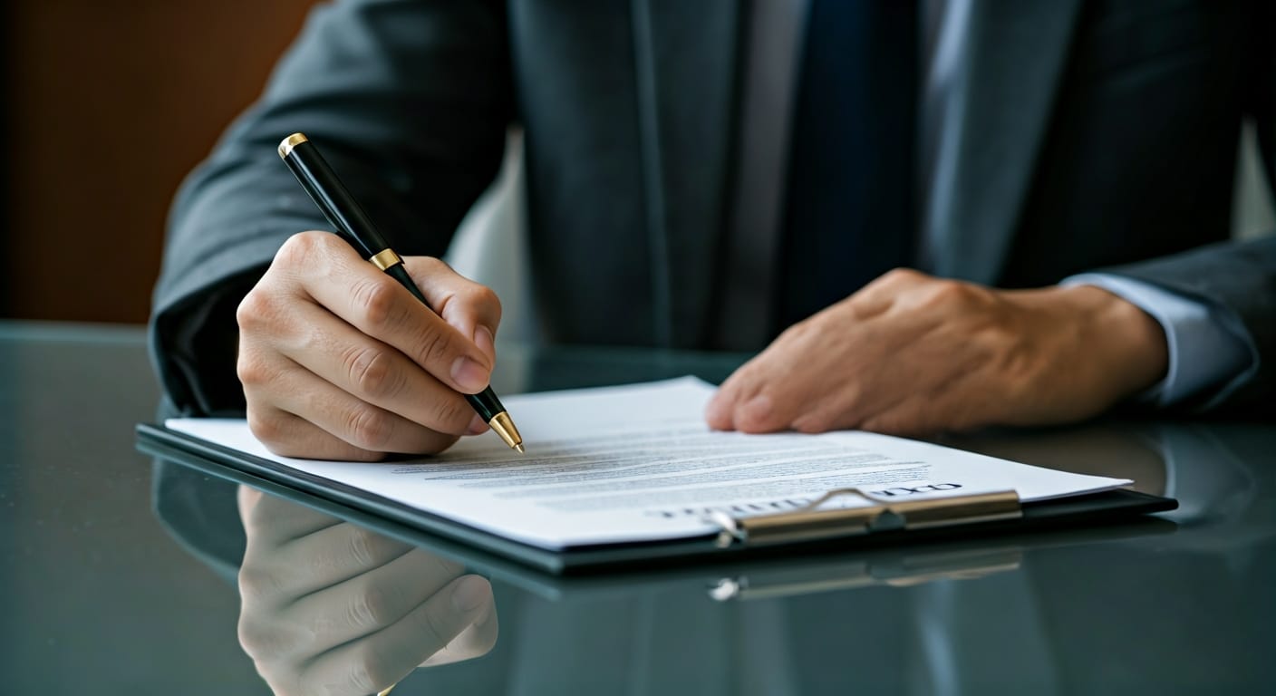 عقد كراء محل تجاري - مرحلة التوقيع والمصادقة