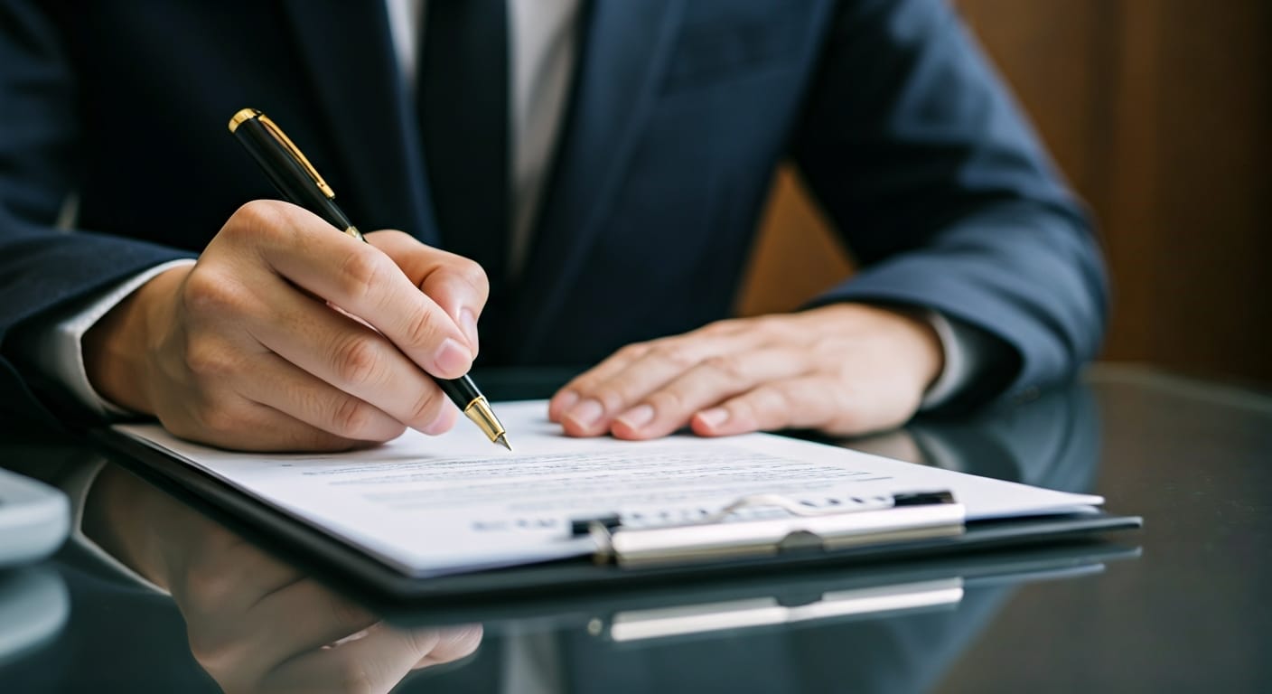 عقد كراء محل سكني - مرحلة التوقيع والمصادقة