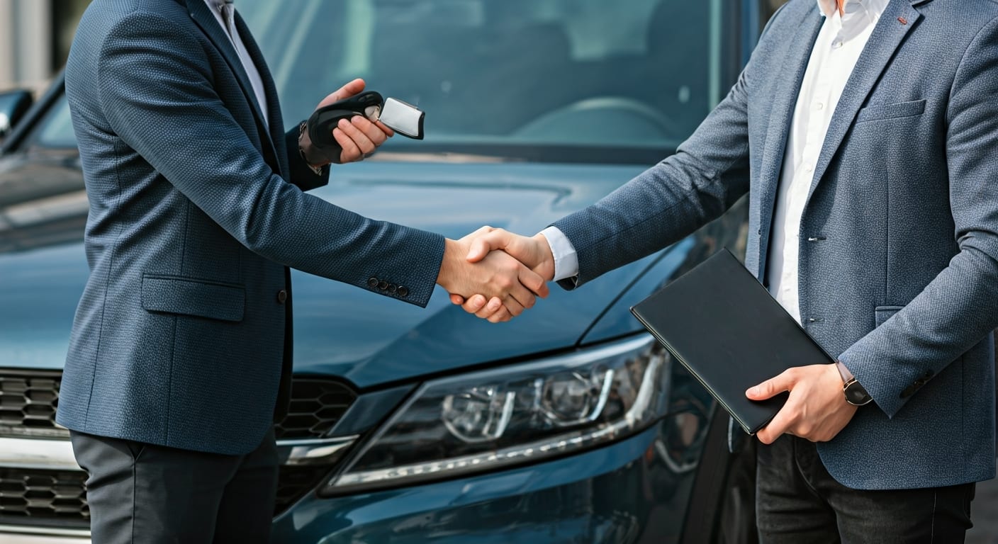 طلب تسجيل مركبة جديدة مقتناة في حالة البيع بالمصارفة - إتمام الإجراء بنجاح