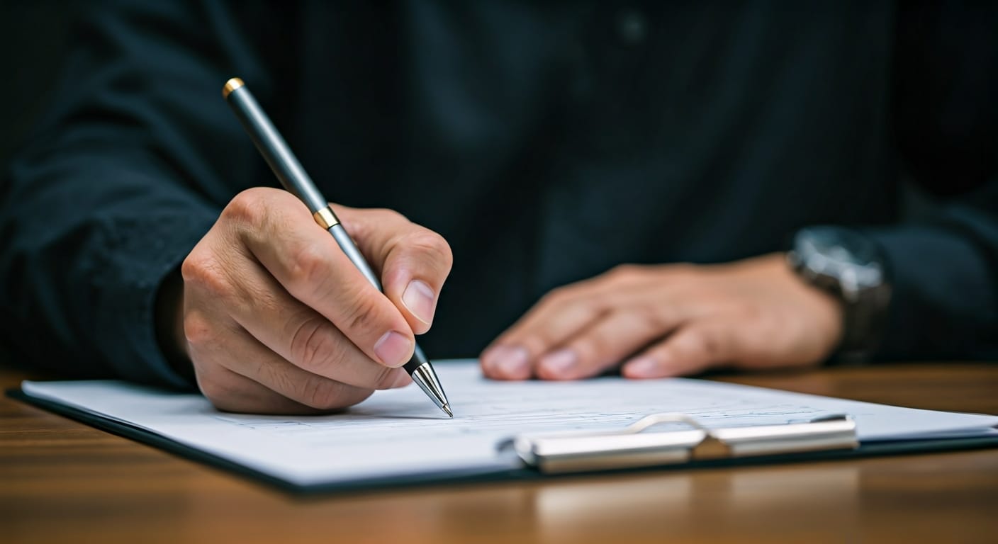 طلب فسخ عقدة الهاتف الثابت - مرحلة التوقيع والمصادقة