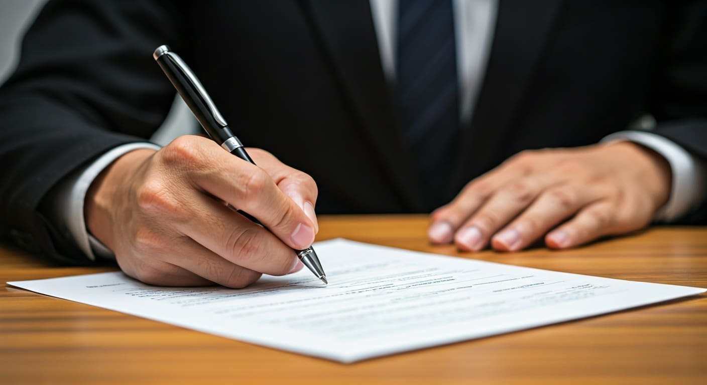 طلب تسجيل وفاة - مرحلة التوقيع والمصادقة