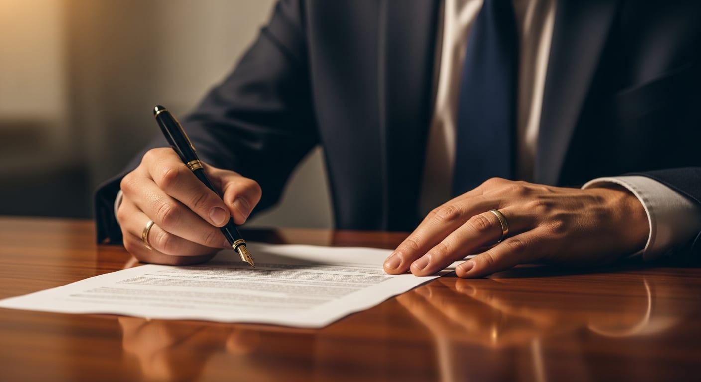 قبول الطلب و رفض الطلب - مرحلة التوقيع والمصادقة