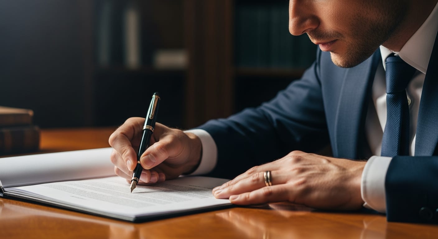 إشهاد بالتوصل بدفعة مالية أولى - مرحلة التوقيع والمصادقة