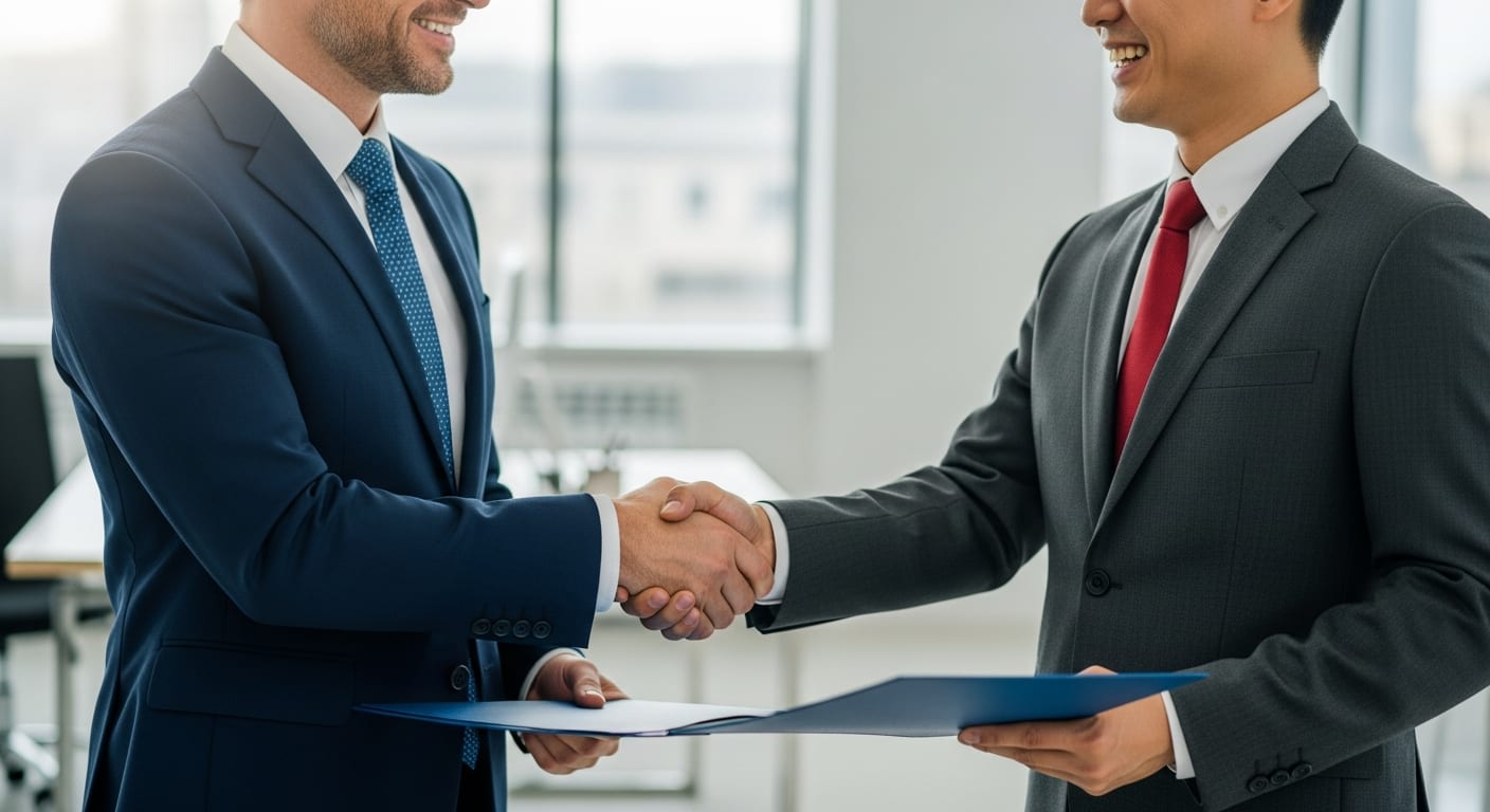 إشهاد بالتوصل بدفعة مالية أولى - إتمام الإجراء بنجاح