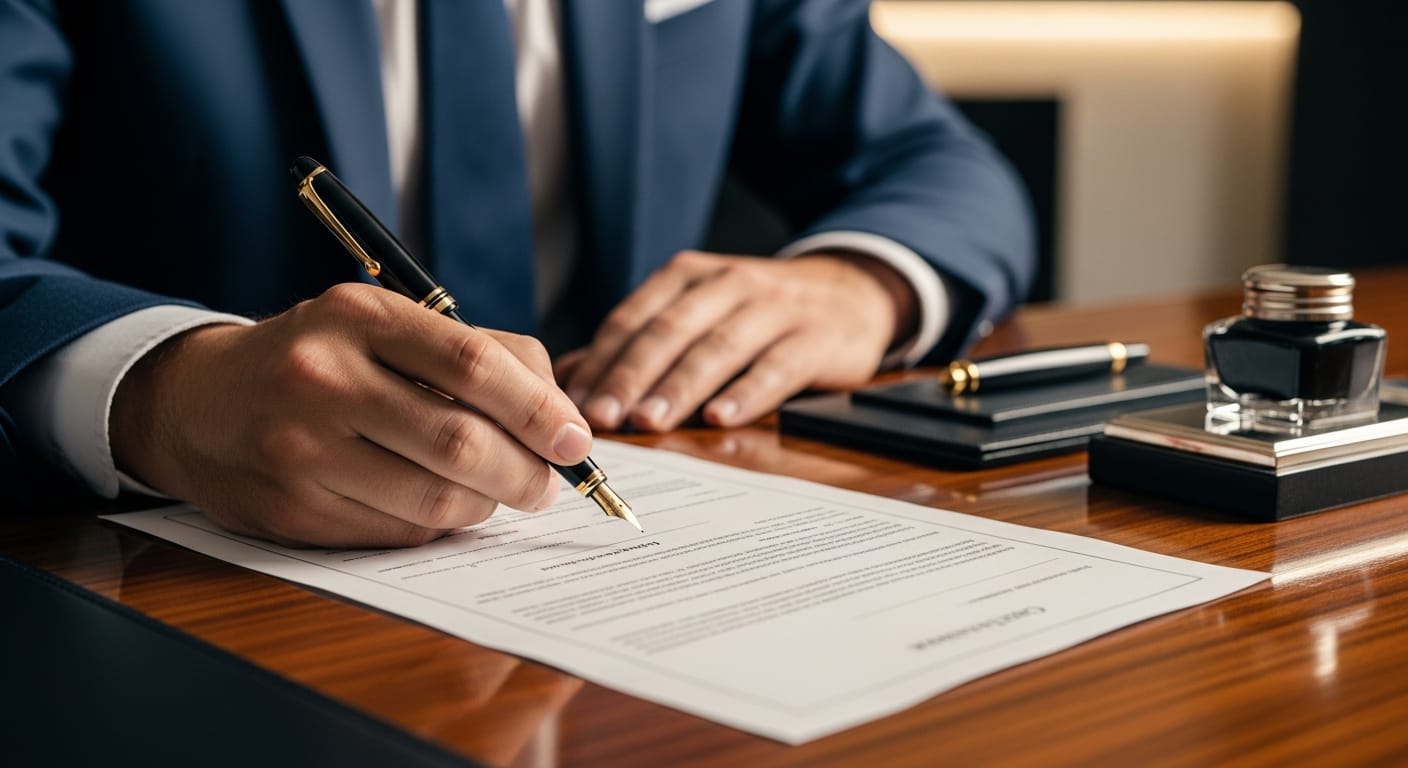 ما هو الاعتراف بالدين - مرحلة التوقيع والمصادقة