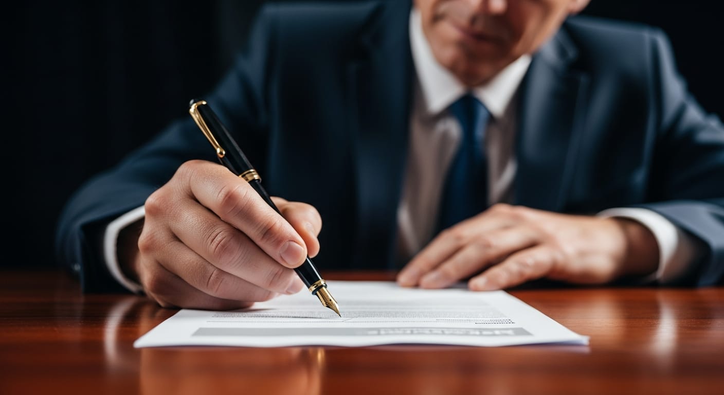 اعتراف بدين - مرحلة التوقيع والمصادقة