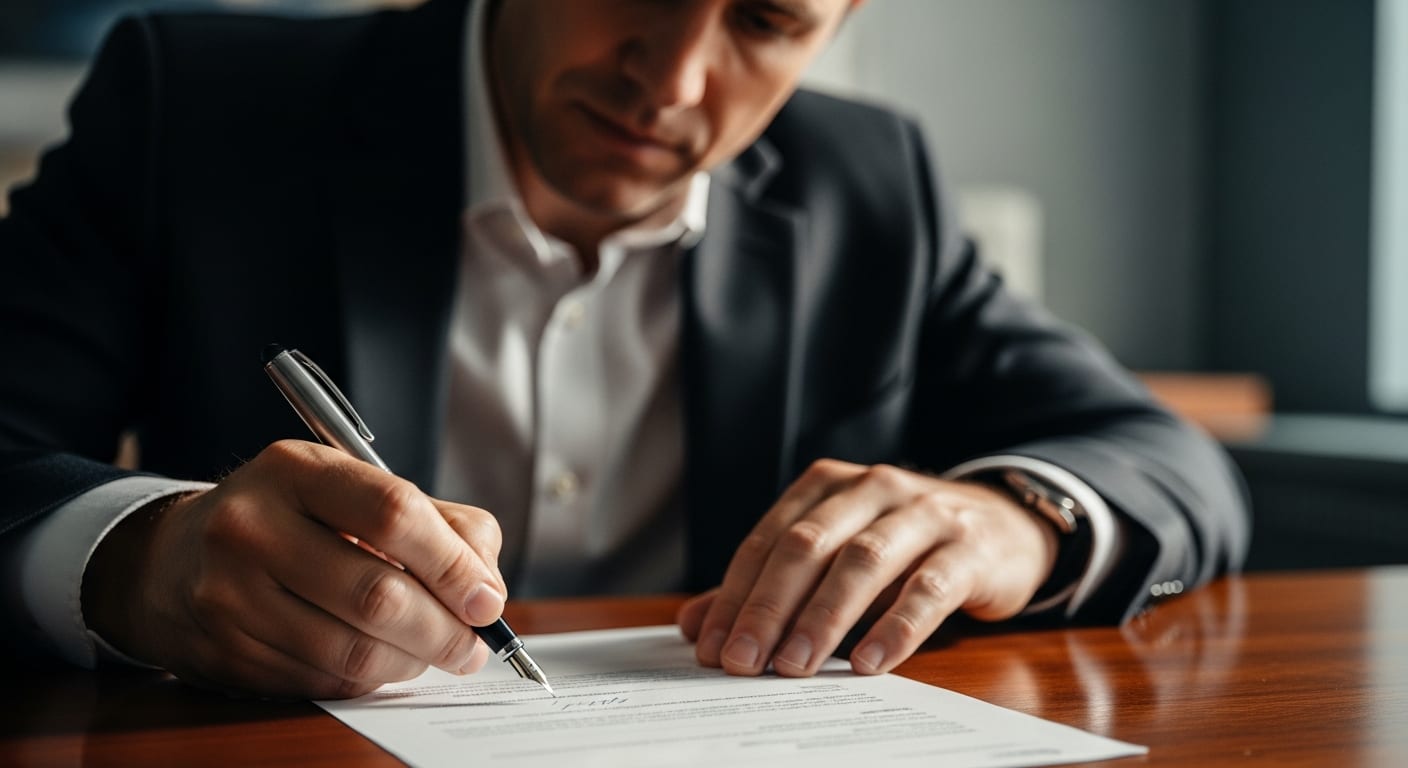 اعتراف بدين - مرحلة التوقيع والمصادقة