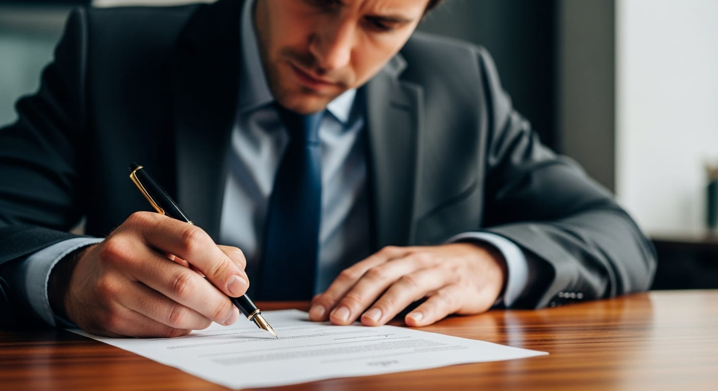 تعهد بعدم التعرض - مرحلة التوقيع والمصادقة