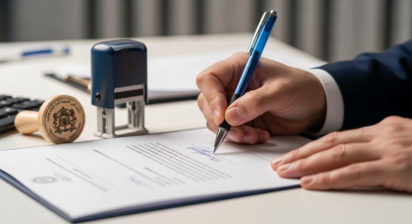 رسالة شخصية للمستوى السادس - مرحلة التوقيع والمصادقة