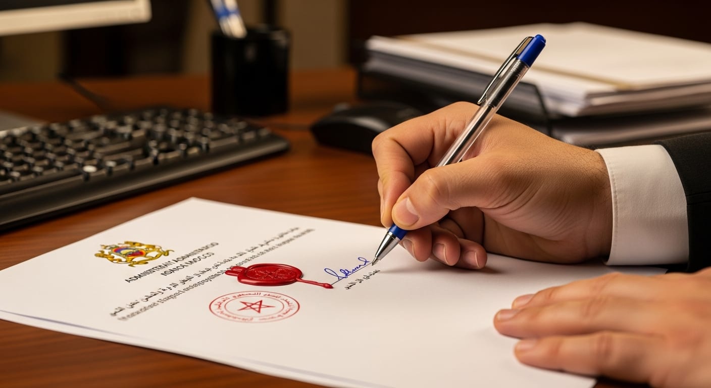 عقد تنازل عن بقعة أرضية - مرحلة التوقيع والمصادقة